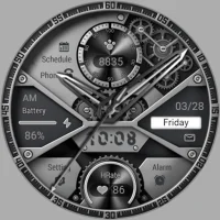 ZKin WatchFace White Machinery